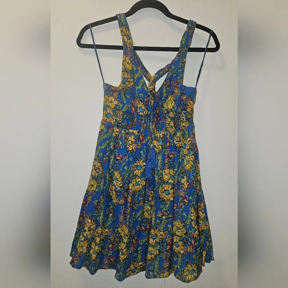 Free People Washed Ashore Floral Strappy Romantic Sundress Size XS - Picture 2 of 10